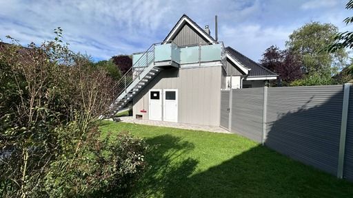 Außenansicht auf Ferienhaus an der Ostsee