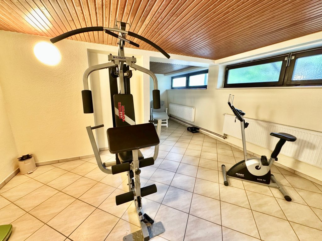 Fitnessgeräte in Ferienwohnung an der Ostsee